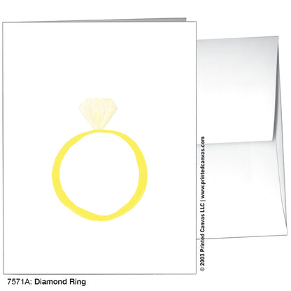 Diamond Ring, Greeting Card (#7571A)