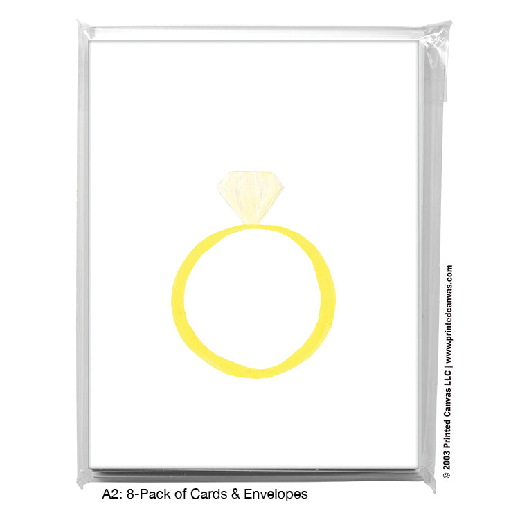 Diamond Ring, Greeting Card (#7571A)