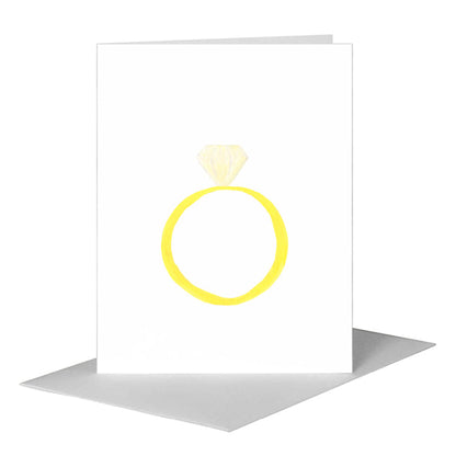Diamond Ring, Greeting Card (#7571A) A2 Card Front, www.printedcanvas.com