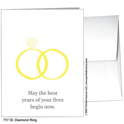 Diamond Ring, Greeting Card (#7571B)