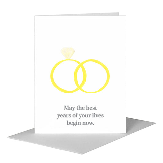Diamond Ring, Greeting Card (#7571B) A2 Card Front, www.printedcanvas.com