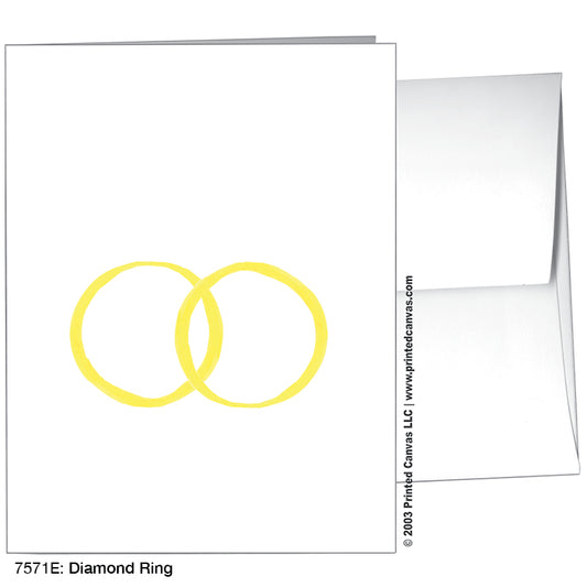 Diamond Ring, Greeting Card (#7571E)