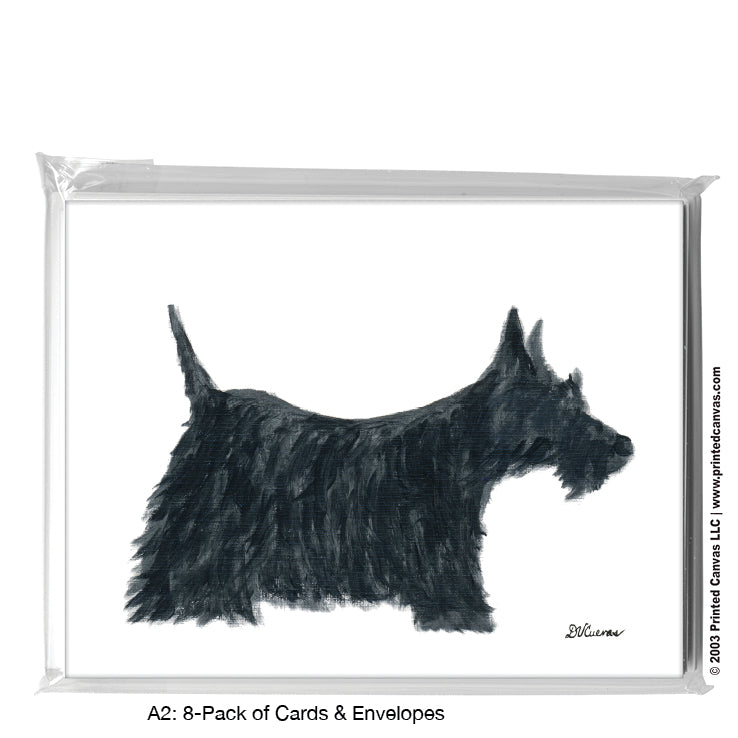 Scottish Terrier, Greeting Card (#7574A)