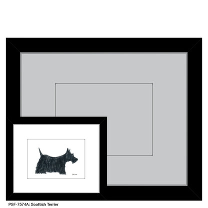 Scottish Terrier, Print (#7574A)