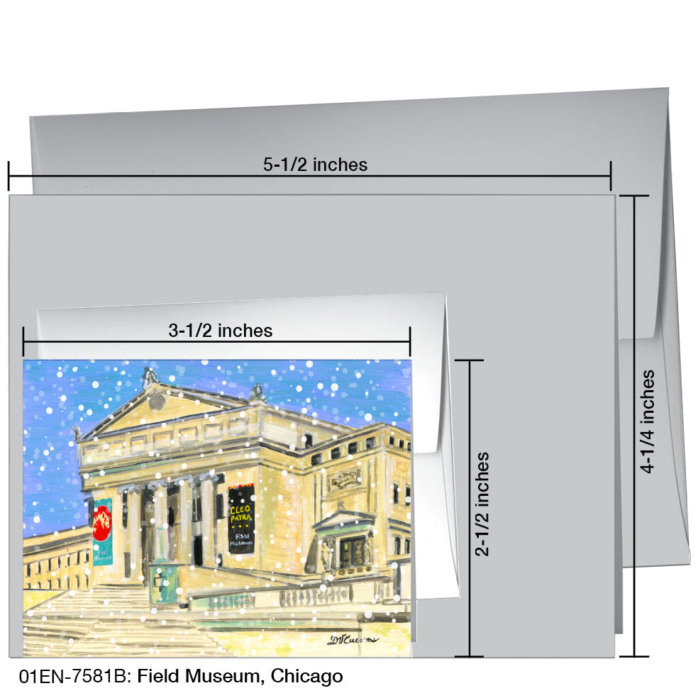Field Museum, Chicago, Greeting Card (7581B), Enclosure, printedcanvas.com