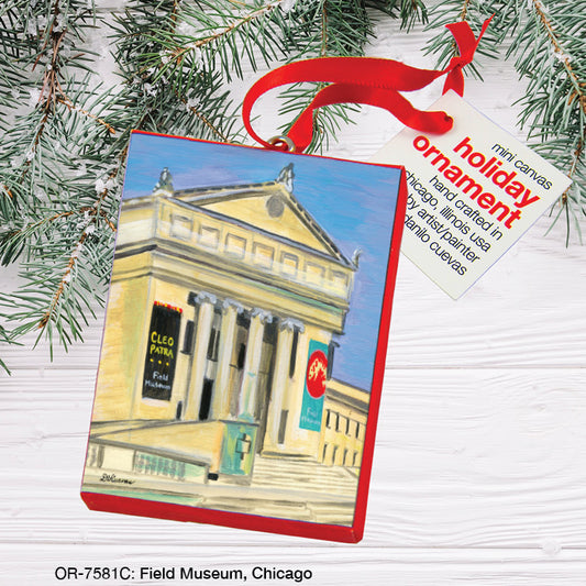 Field Museum, Chicago, Ornament (OR-7581C), Front, printedcanvas.com