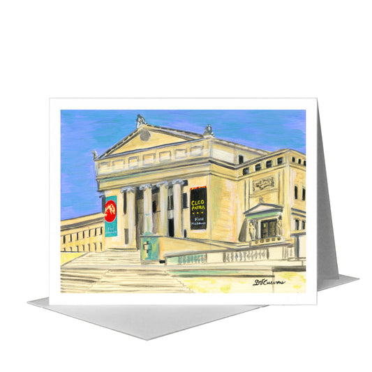 Field Museum, Chicago, Greeting Card (#7581A) A2 Card Front, www.printedcanvas.com