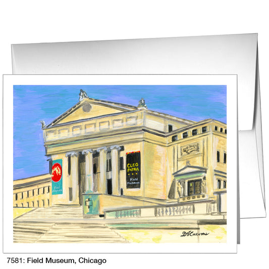 Field Museum, Chicago, Greeting Card (7581A), A2 Card Front, www.printedcanvas.com