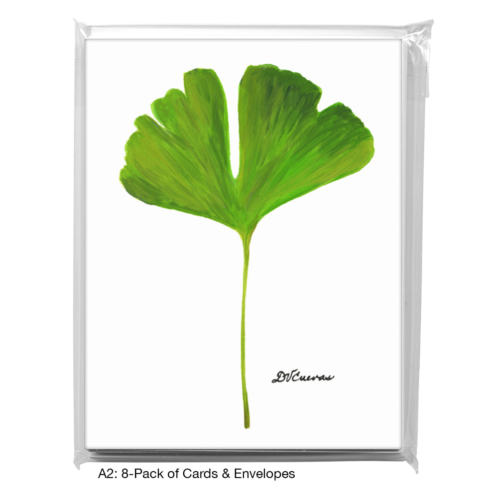 Ginkgo, Greeting Card (7593), A2 8-Pack, printedcanvas.com