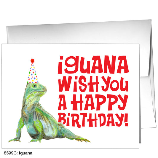 Iguana, Greeting Card (8599C), A2, printedcanvas.com