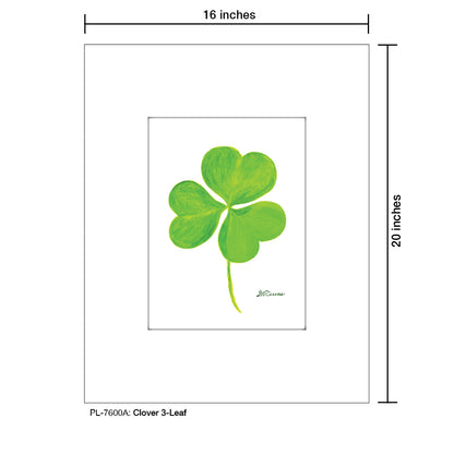 Clover 3-Leaf, Print (#7600A)