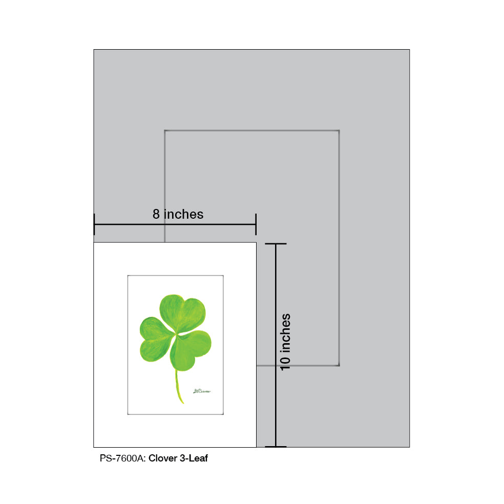 Clover 3-Leaf, Print (#7600A)