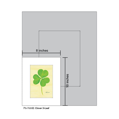 Clover 3-Leaf, Print (#7600B)