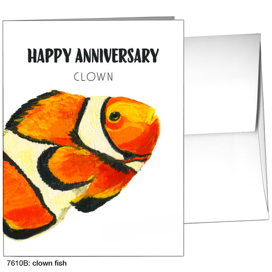 Clown Fish, Greeting Card (7610B)