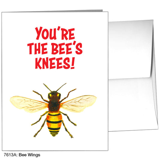 Bee Wings, Greeting Card (7613A), A2, printedcanvas.com