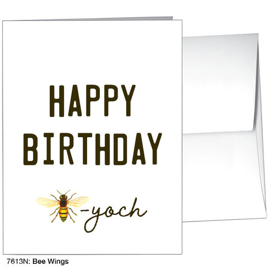 Bee Wings, Greeting Card (7613N), A2, printedcanvas.com