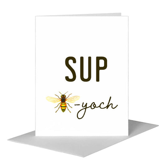 Bee Wings, Greeting Card (#7613S) A2 Card Front, www.printedcanvas.com