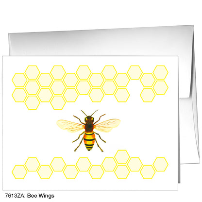 Bee Wings, Greeting Card (7613ZA)
