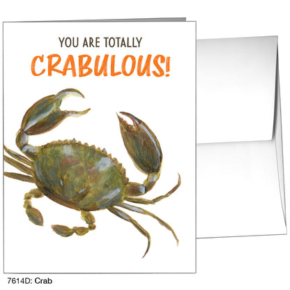 Crab, Greeting Card (7614D)