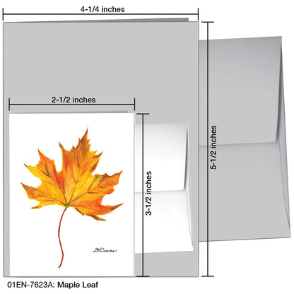 Maple Leaf, Greeting Card (#7623A)