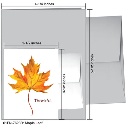 Maple Leaf, Greeting Card (#7623B)