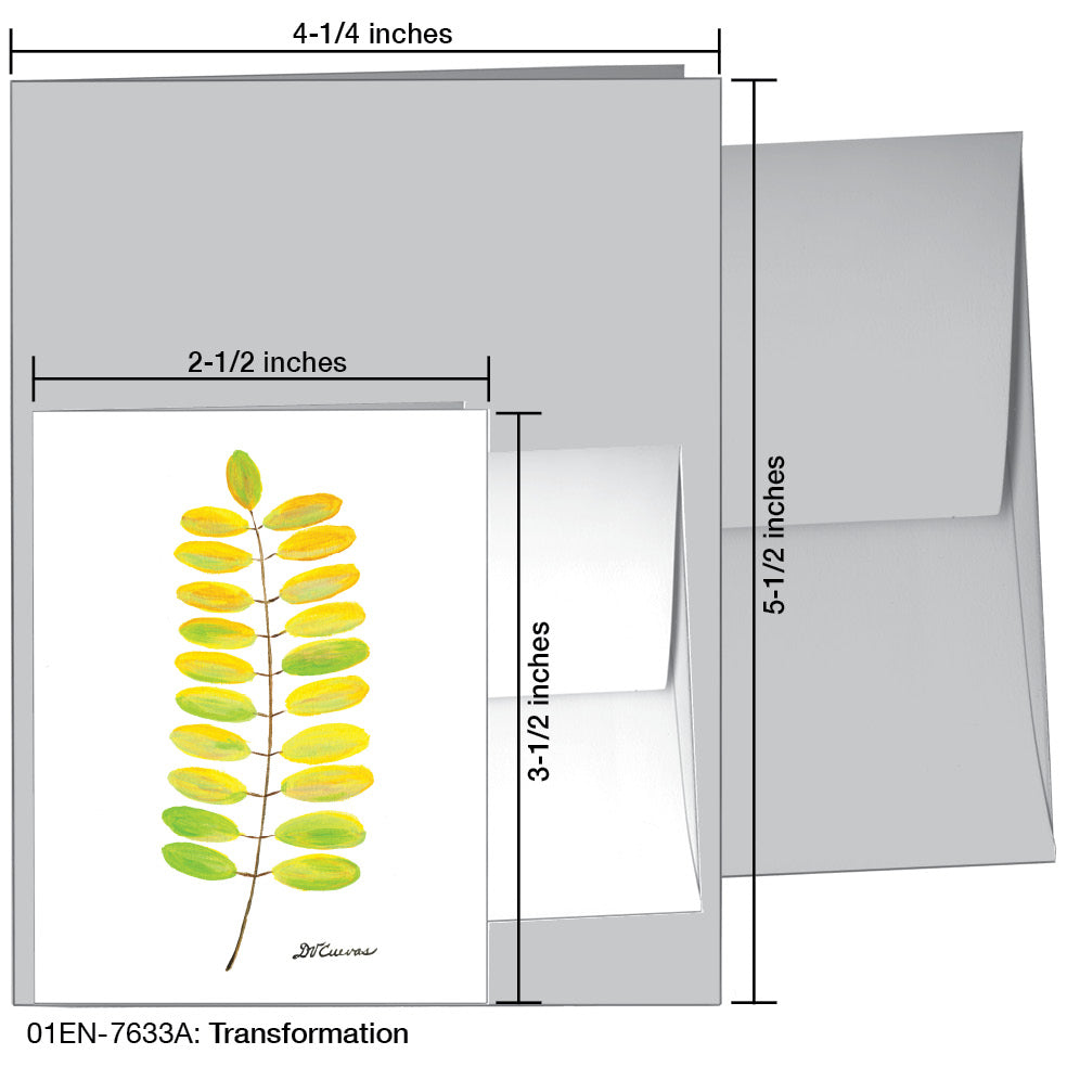 Transformation Leaf, Greeting Card (#7633A)
