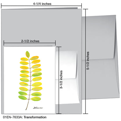 Transformation Leaf, Greeting Card (#7633A)