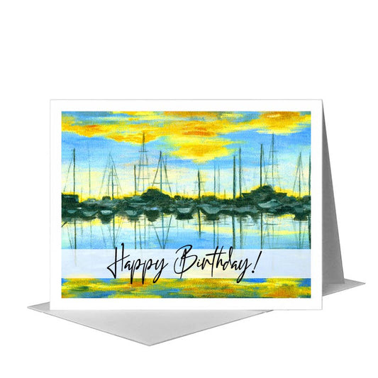 Reflection, Greeting Card (#7105E) A2 Card Front, www.printedcanvas.com