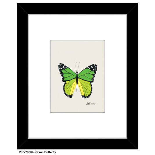 Green Butterfly, Print (#7638A)