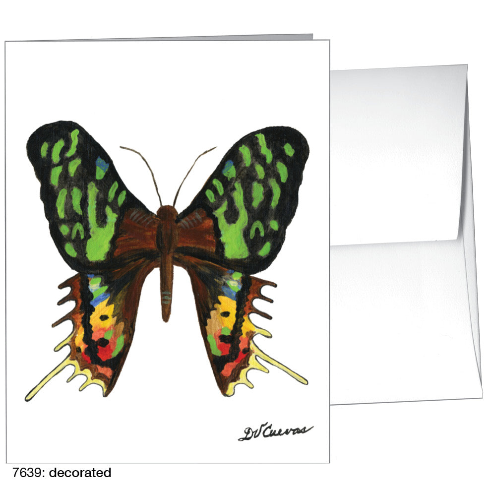 Decorated, Greeting Card (7639), A2, printedcanvas.com