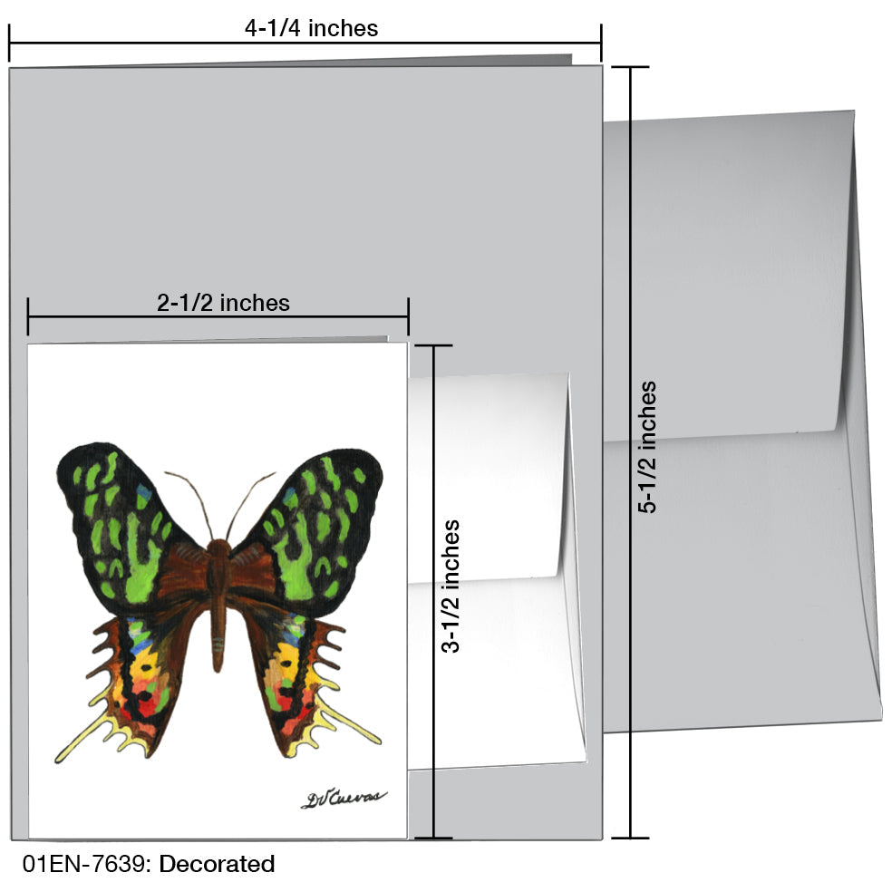 Decorated, Greeting Card (7639), Enclosure, printedcanvas.com