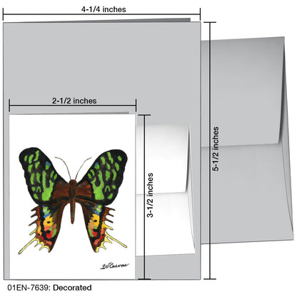 Decorated, Greeting Card (7639), Enclosure, printedcanvas.com
