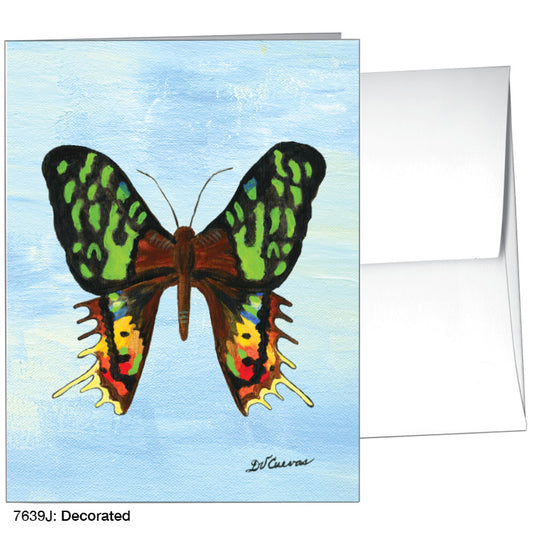 Decorated, Greeting Card (7639J), A2, printedcanvas.com