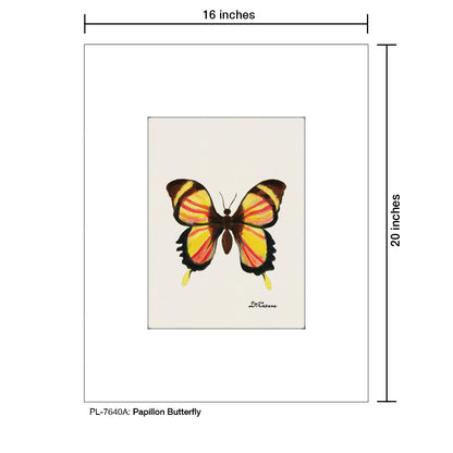 Papillon Butterfly, Print (#7640A)