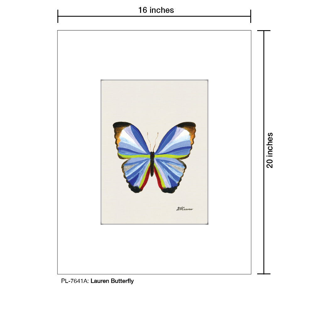 Lauren Butterfly, Print (#7641A)