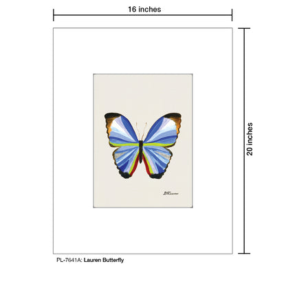 Lauren Butterfly, Print (#7641A)