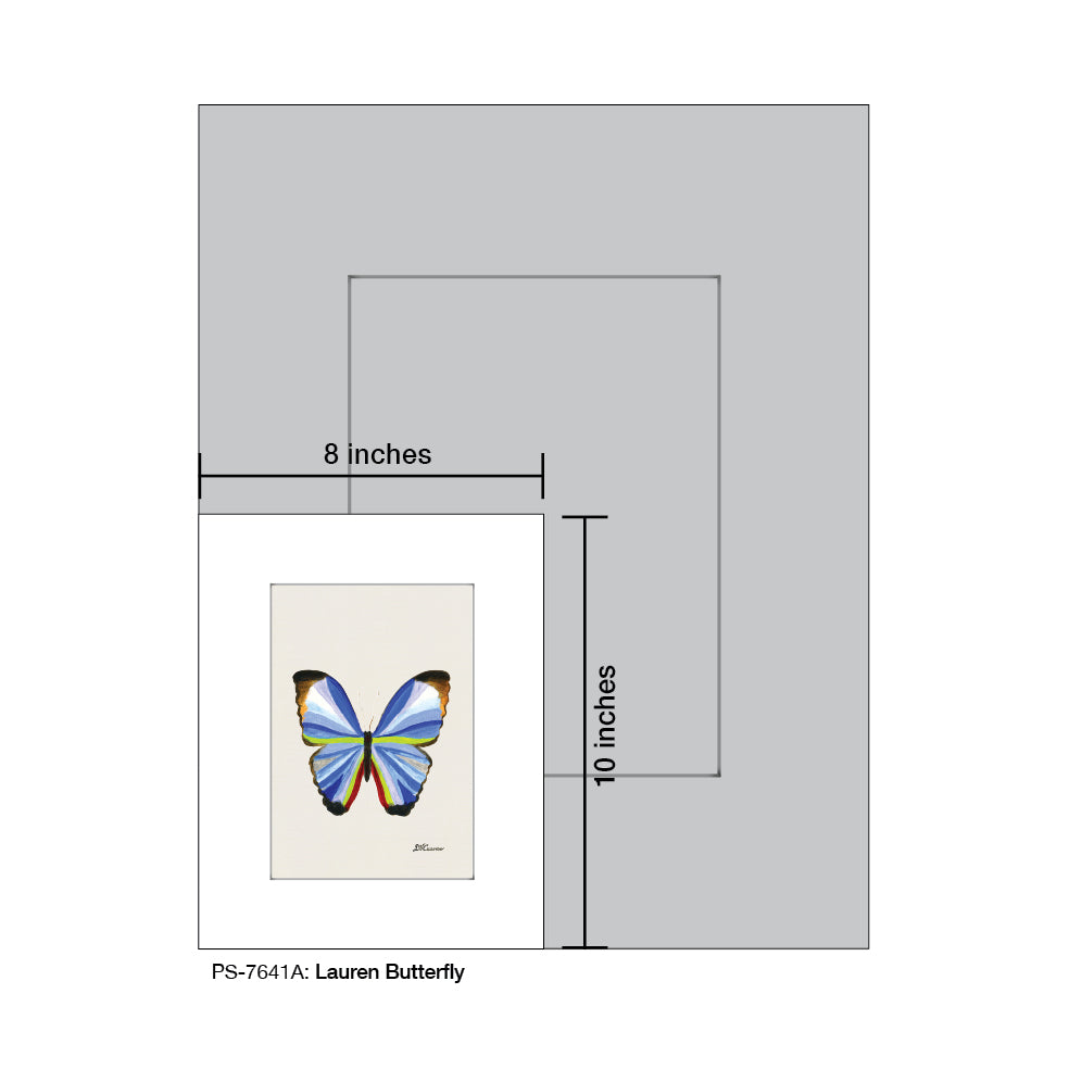 Lauren Butterfly, Print (#7641A)