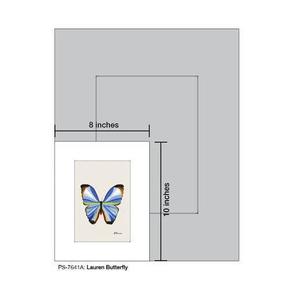 Lauren Butterfly, Print (#7641A)