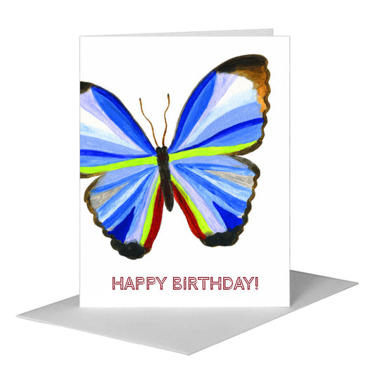 Lauren Butterfly, Greeting Card (#7641D) A2 Card Front, www.printedcanvas.com