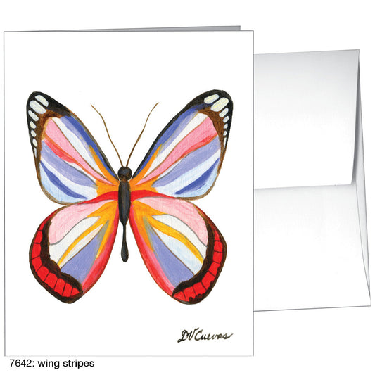 Wing Stripes, Greeting Card (7642), A2, printedcanvas.com