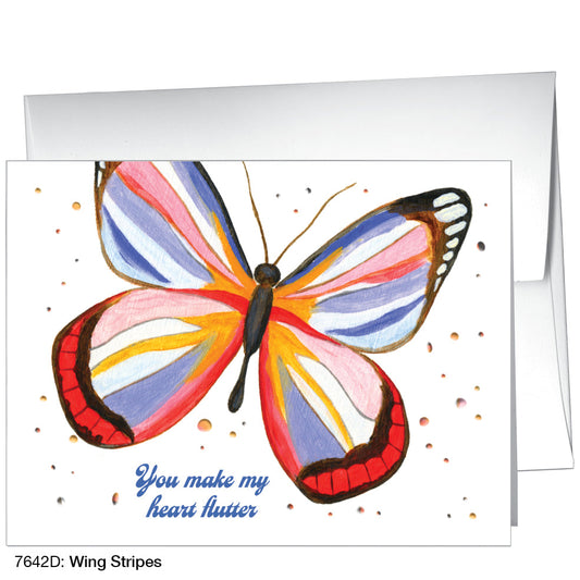 Wing Stripes, Greeting Card (7642D), A2, printedcanvas.com