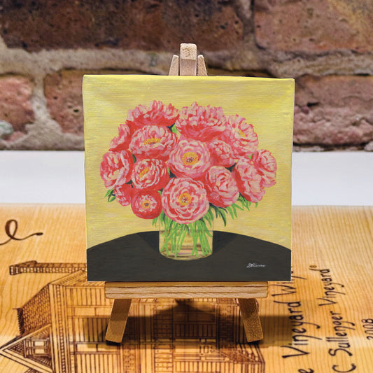 Peony Bouquet, Mini Artwork (MA-7645A)