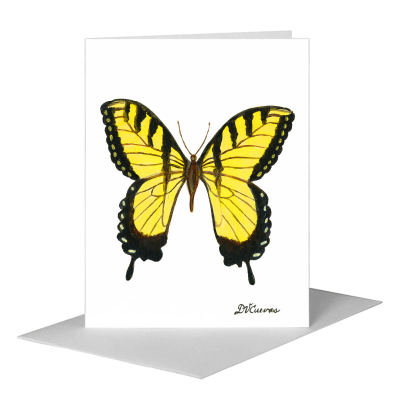 Tiger Swallowtail, Greeting Card (#7648B), A2 Card Front, www.printedcanvas.com