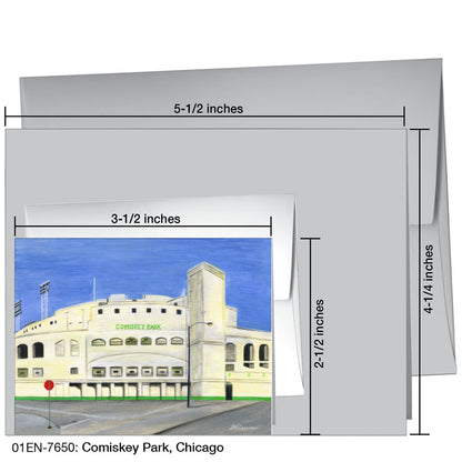 Comiskey Park, Chicago, Greeting Card (7650), Enclosure, printedcanvas.com