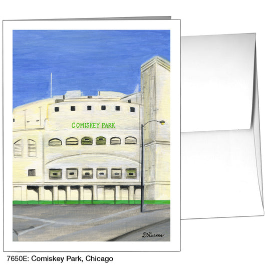 Comiskey Park, Chicago, Greeting Card (7650E), A2, printedcanvas.com