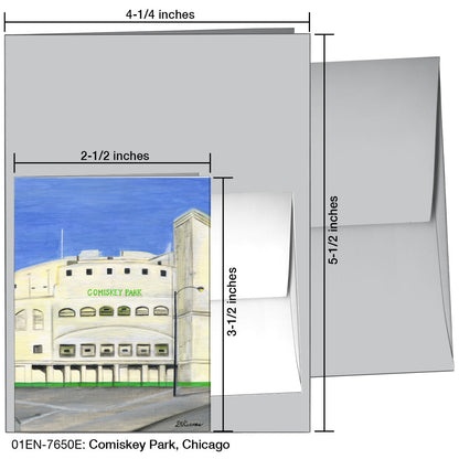 Comiskey Park, Chicago, Greeting Card (7650E), Enclosure, printedcanvas.com