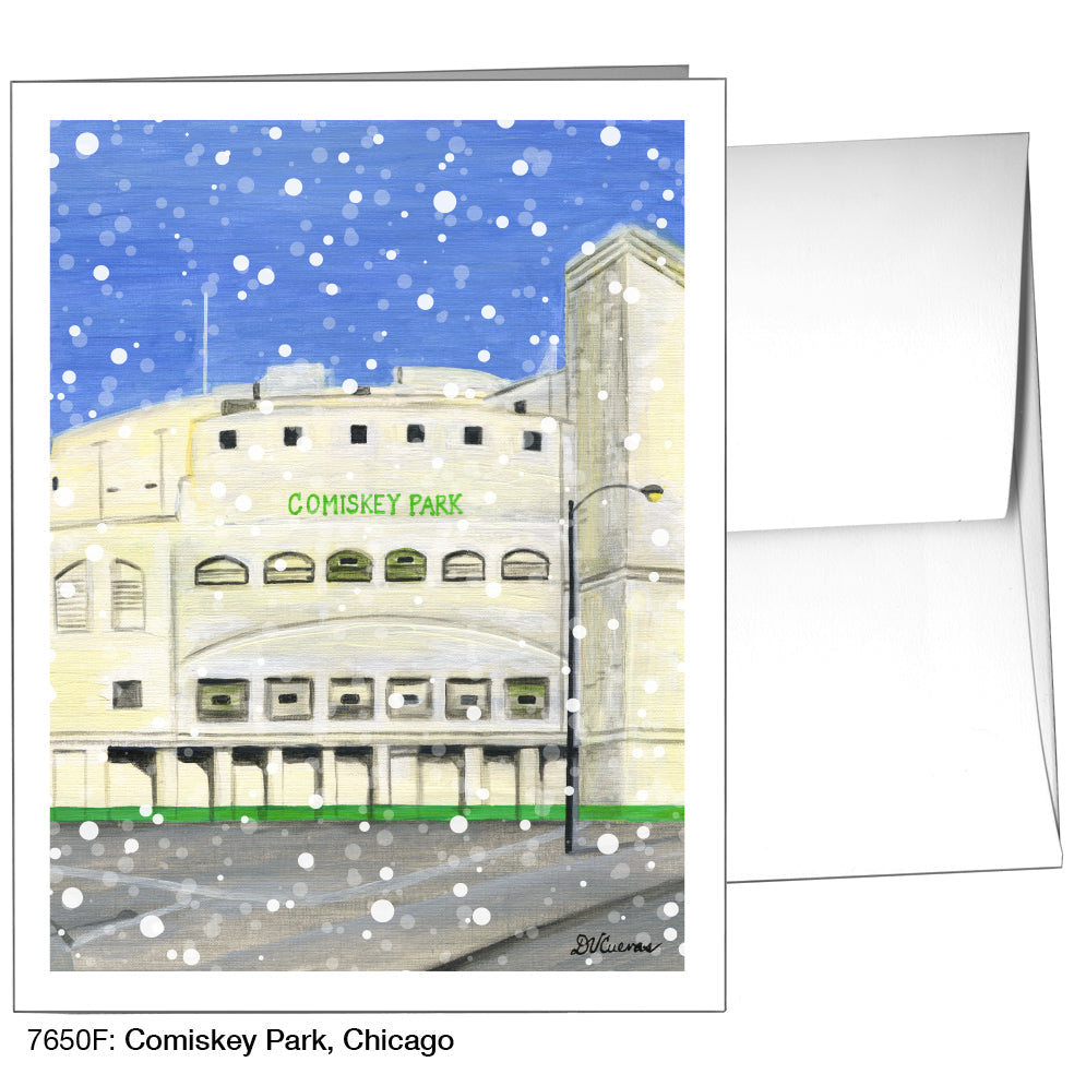 Comiskey Park, Chicago, Greeting Card (7650F), A2, printedcanvas.com
