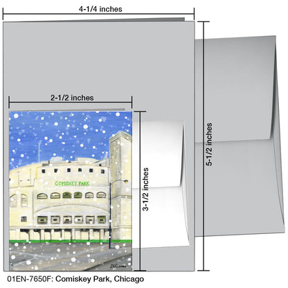 Comiskey Park, Chicago, Greeting Card (7650F), Enclosure, printedcanvas.com
