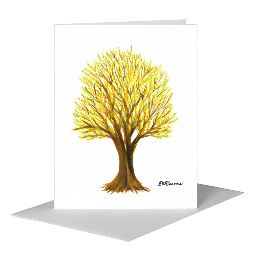 Tree Series, Greeting Card (#7651A) A2 Card Front, www.printedcanvas.com