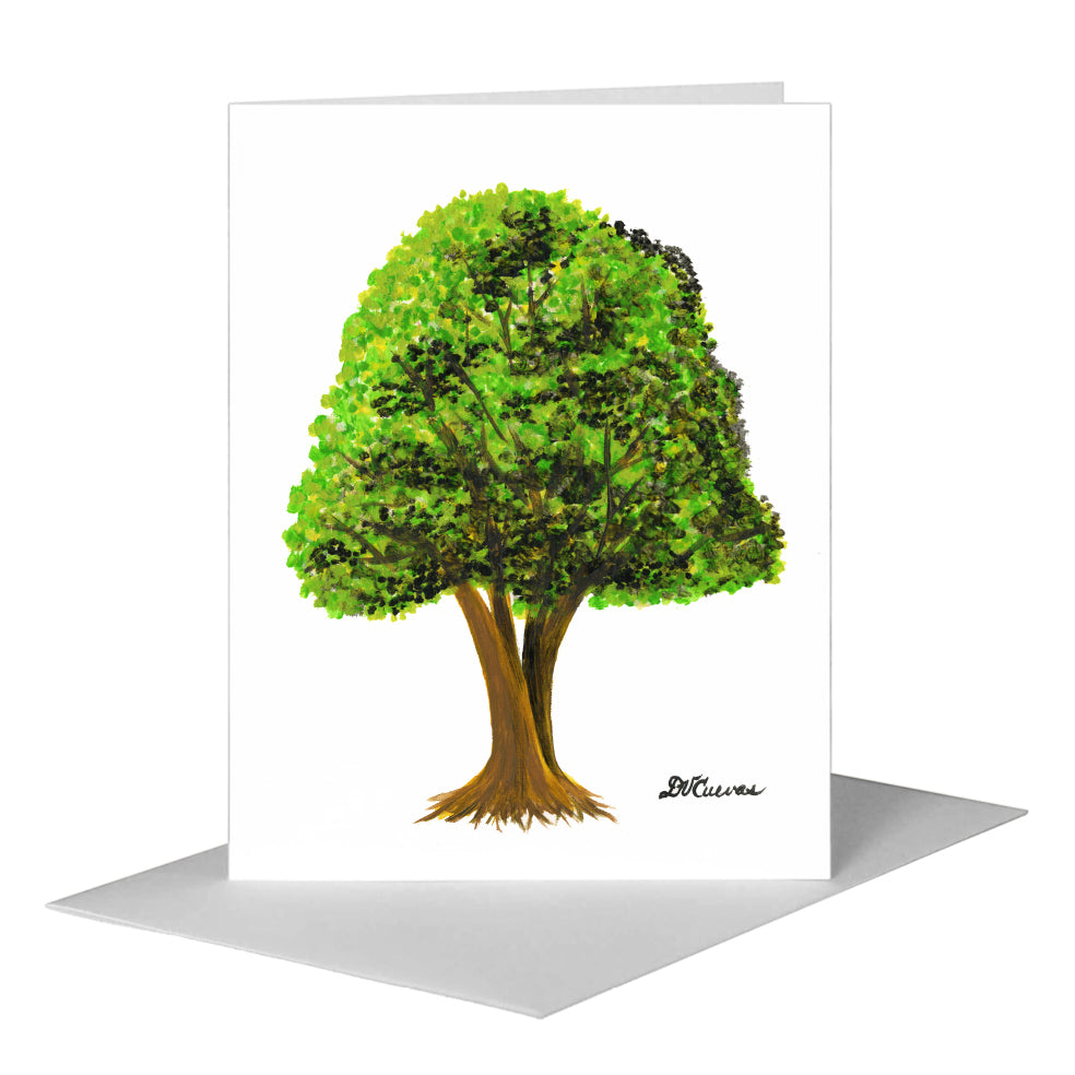 Tree Series, Greeting Card (#7651B) A2 Card Front, www.printedcanvas.com